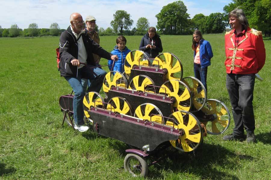Poëziefiets installatie