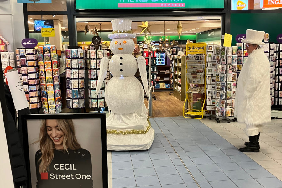 Snowy is een witte winter act